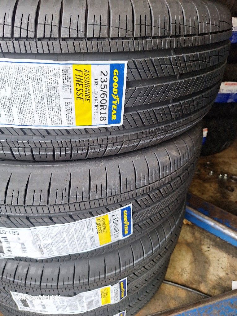 235/60/18/ $580 GOODYEAR NEW FOUR TIRES