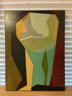 Original Abstract Oil Painting By Liane Ricci