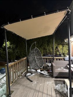 🆕🆕🆕 10’ x 6’ Lean-To Gazebo – Sloped Roof Patio Canopy & Wall-Mounted Awning