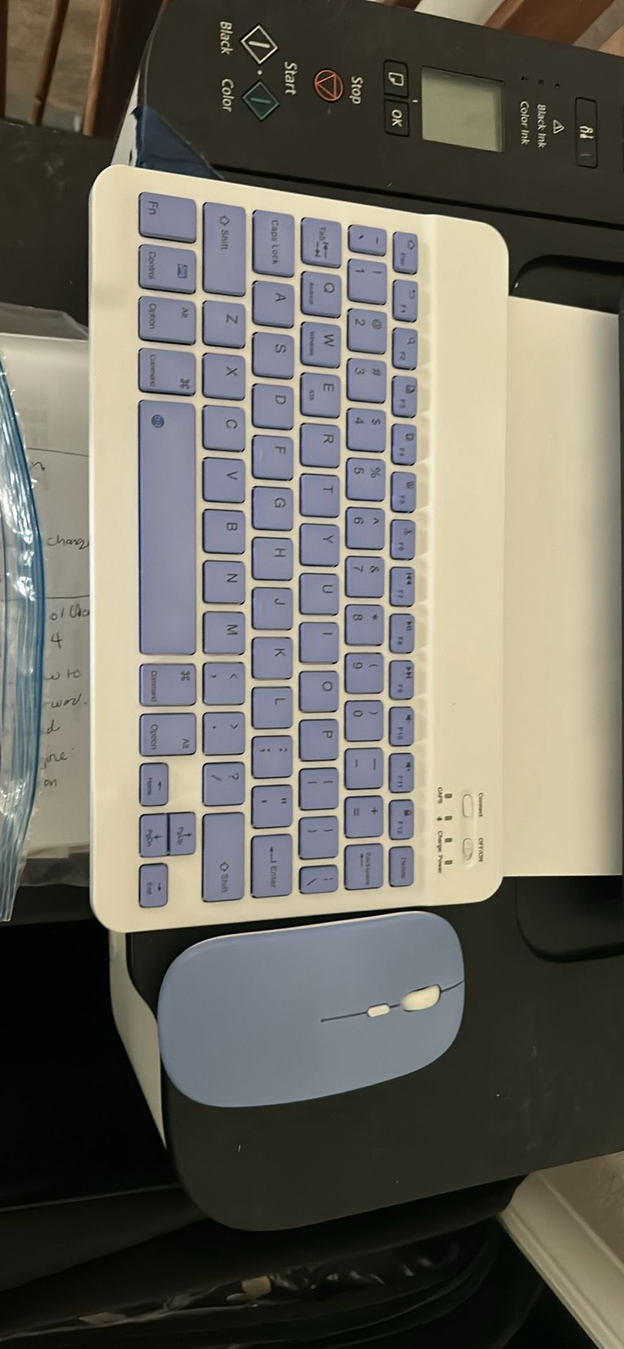 Wireless keyboard and mouse