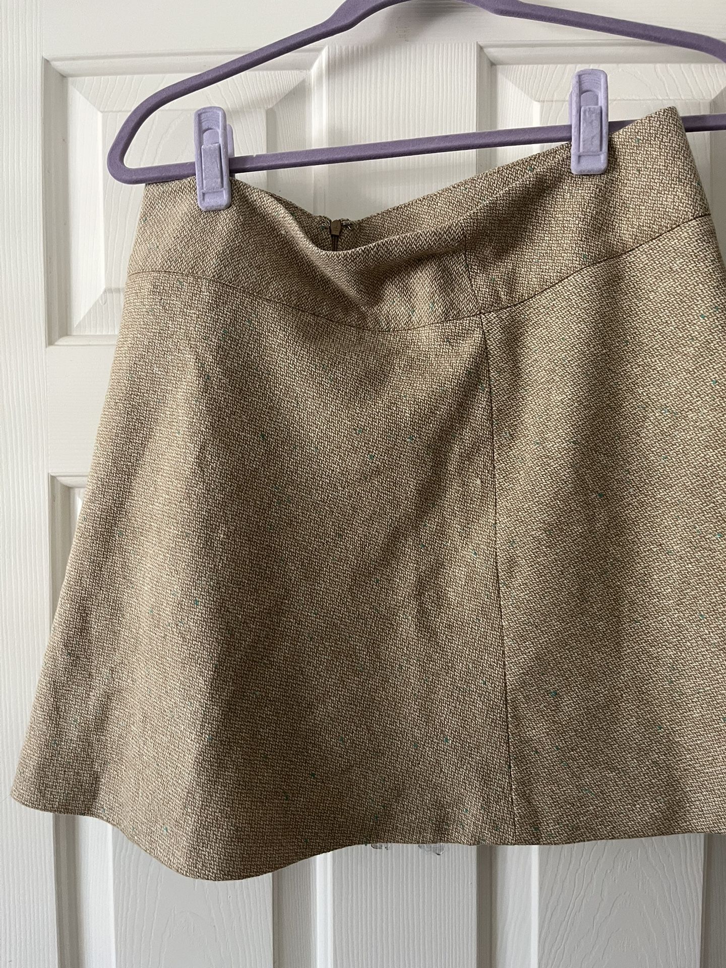Beige Mini Skirt