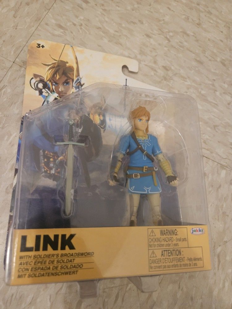 New 2023 World Of Nintendo Jakk’s Legend of Zelda Link Broadsword