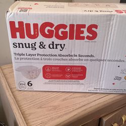 Huggies Size 6 “104 Diaper “ 
