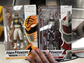 Mighty morning power rangers lighting collection white ranger and lord zedd