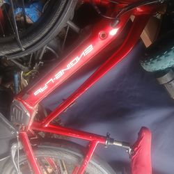 NGN NGN E450 STEP THROUGH Engine-lab COMMUTER BIKE - RED/White