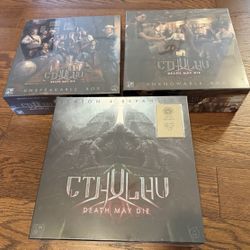Cthulhu Death May Die Board Game Expansions