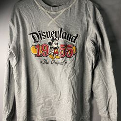 Disney Parks Disneyland 1955 Mickey Mouse Pullover Sweater Shirt Unisex Size M