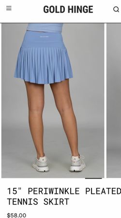 GoldHinge tennis skirts