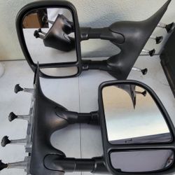 03-14 Ford Econoline E150 E250 E350 E450 E550 Towing Mirrors Espejos Retrovisores 