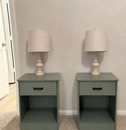 Nightstands and lamp combo