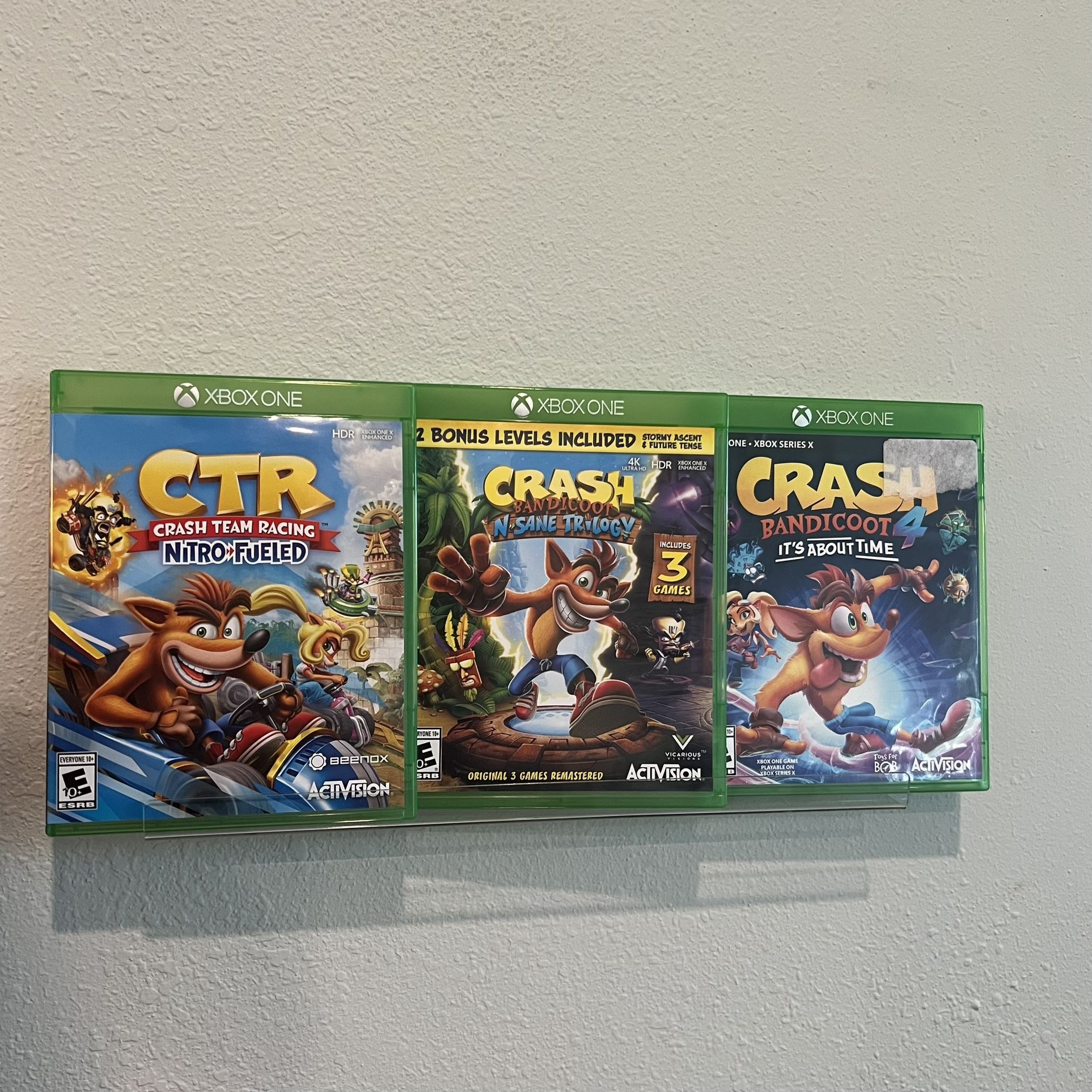 Xbox One Crash Bandicoot All Games