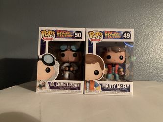 Back To The Future funko pops