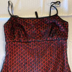 Red And Black Evening Gown!
