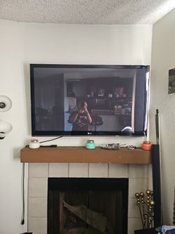 46" LG Flat-screen TV with Wallmount