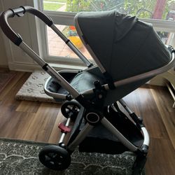 Mompush Ultimate 2 Stroller + Bassinet 