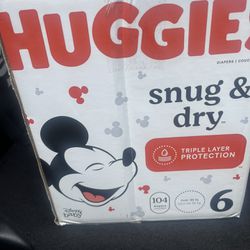 Huggies Diapers Size 6 - $37 