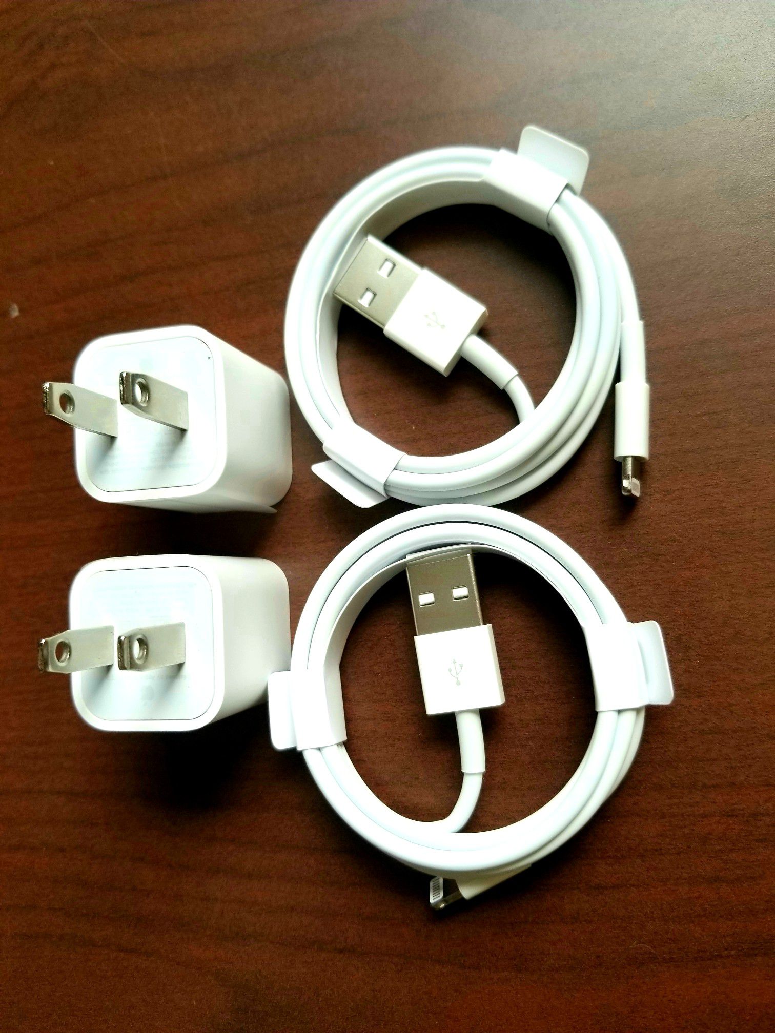 2 Brand new original iphone chargers