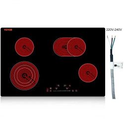 VEVOR Built in Electric Stove Top 30in - New