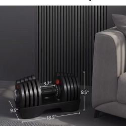 😀 Yaheetech Adjustable Dumbbell Set 28/40/52.5/90LBS Adjustable Dumbbells Fast Adjust Dumbbell Weight Set with Anti-Slip Handle and Tray 