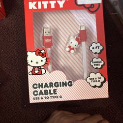 Hello Kitty Charging Cable USB A To Type C