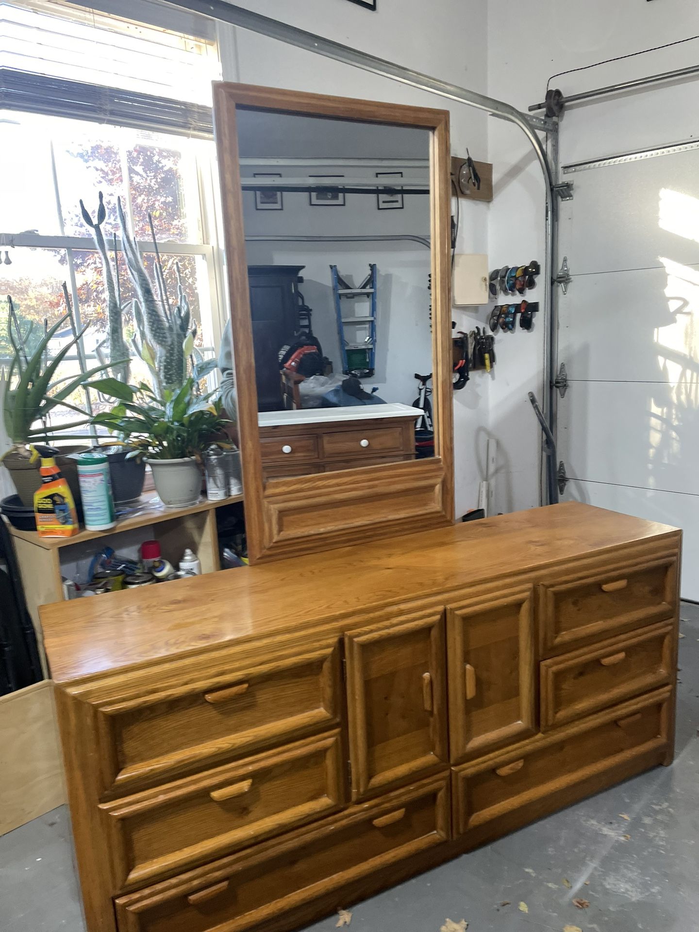 Dresser Mirror And Night Stand $165