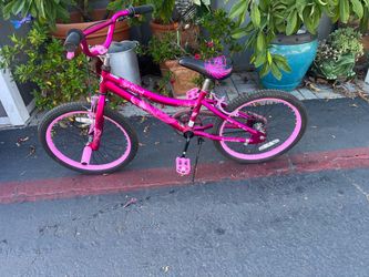 Girls Pink BMX Freestyle Kids Bike