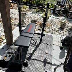 Bench weight set