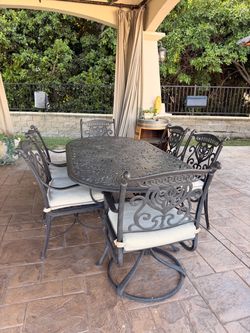 Hanamint 7 PC outdoor dining patio set