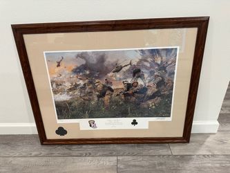 James Dietz Signed Limited Edition – “Battle for An Najaf” (#269/1000) – Framed with COA