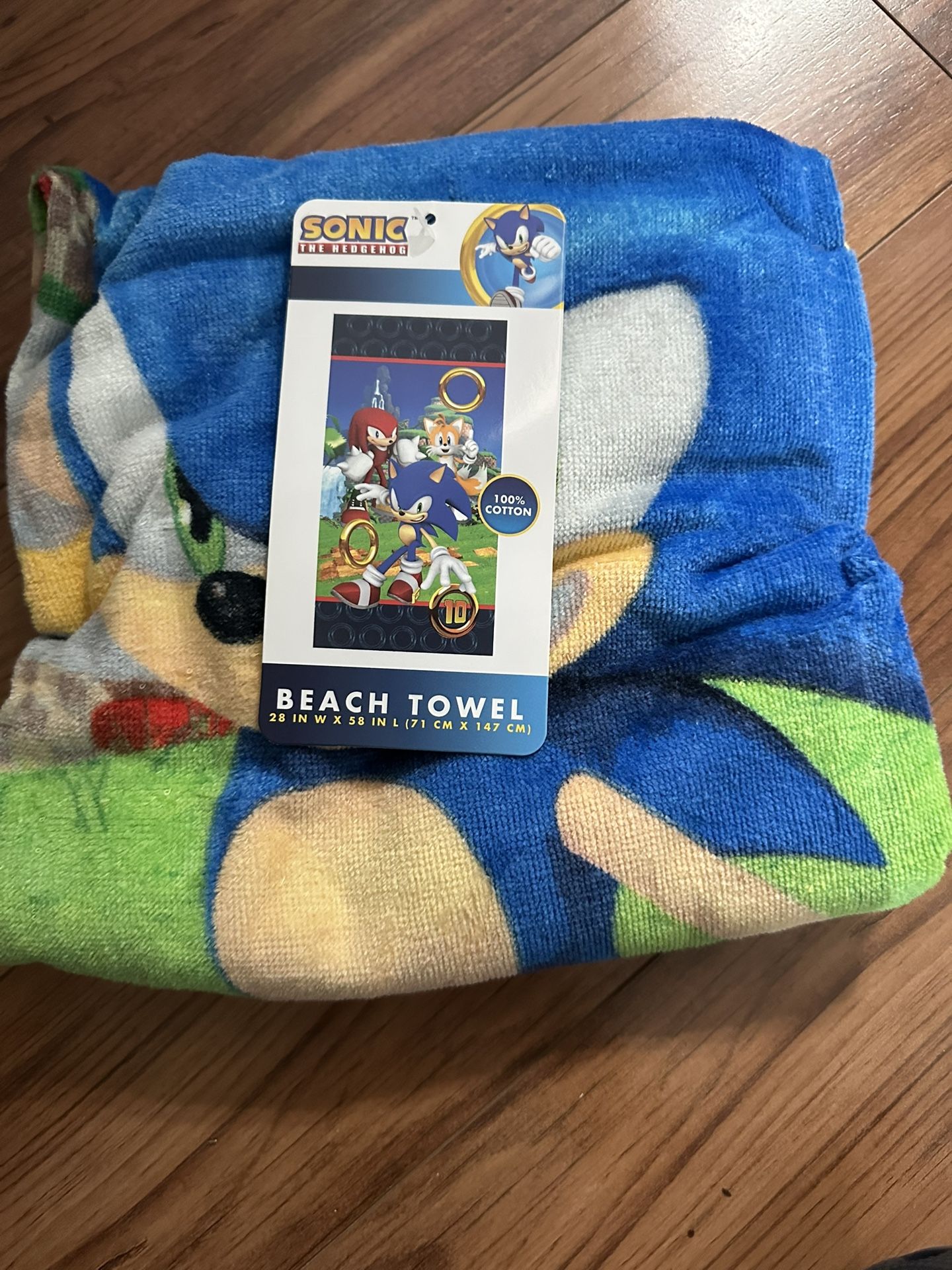 Sonic Beach Towel