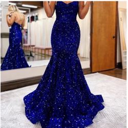 HEBEOS black sparkly prom dress