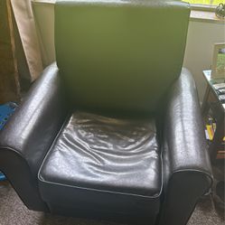 Brown Leather Chair  
