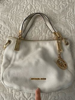 Michael Kors White Leather shoulder bag