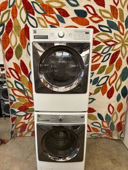 Washer and dryer electric laundry