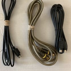 (3) - S - Video - Cables - $ 3 - Each Or All 3 - For $ 6