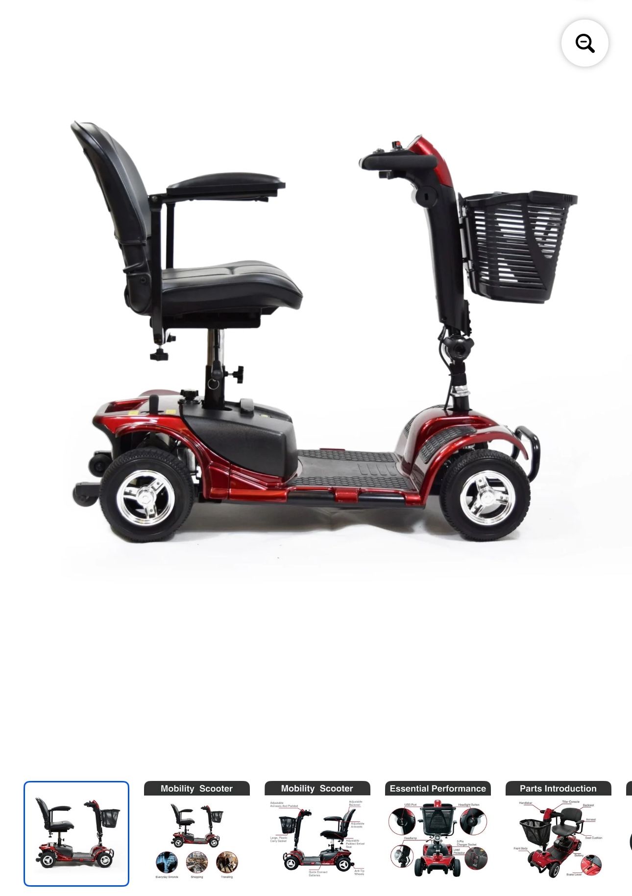 NEW-- 4-Wheel Electric Mobility Scooter – Compact & Easy to Use