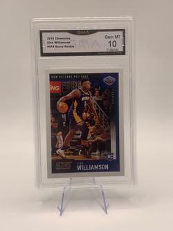 Zion Williamson Rookie card Graded 10
