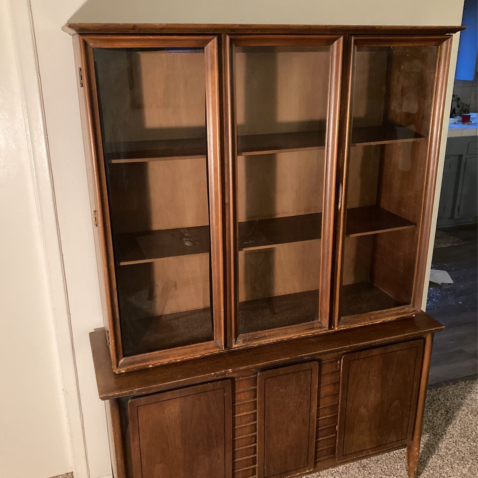 Vintage Wood Hutch