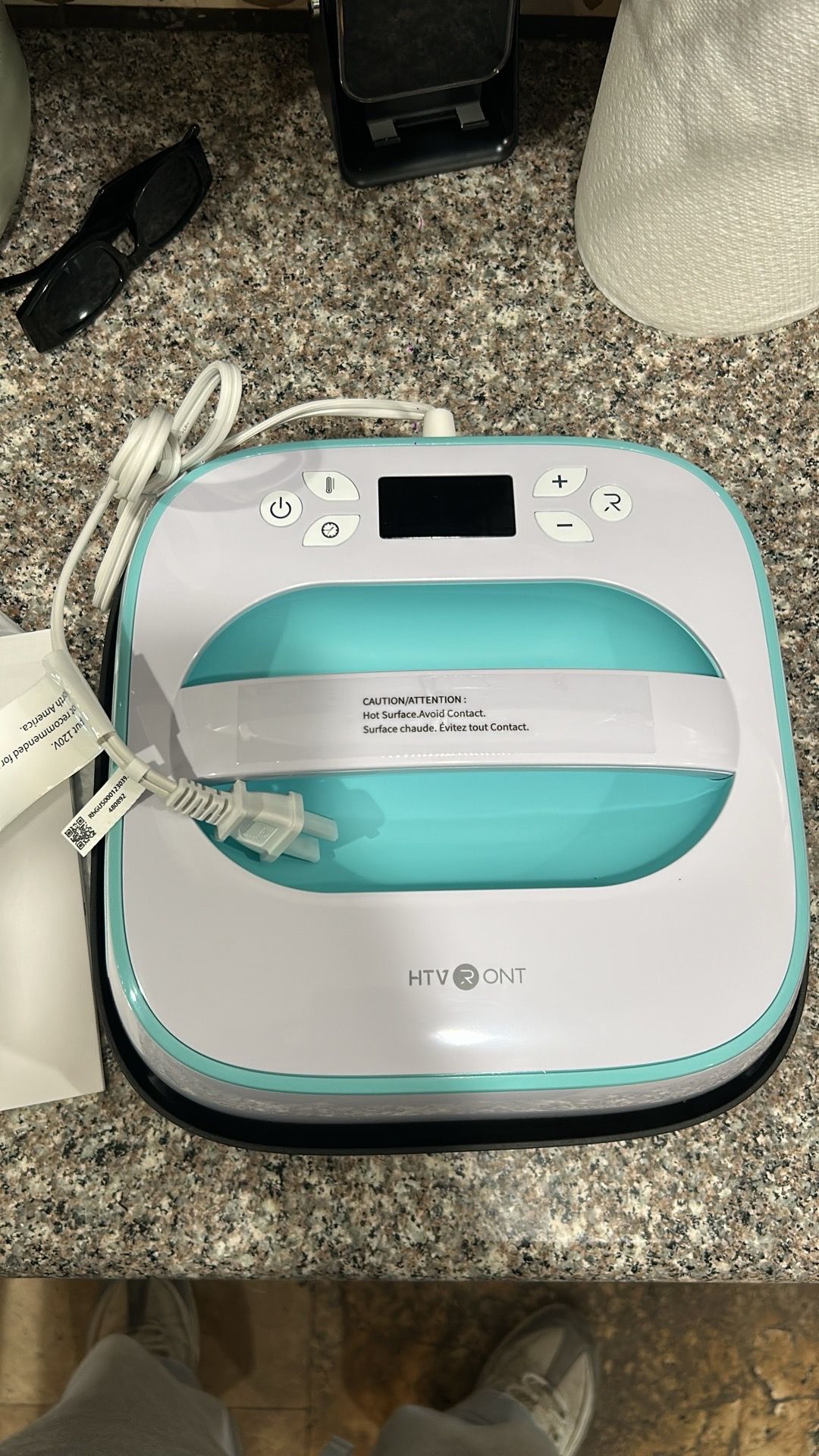 Heat press for shirts etc