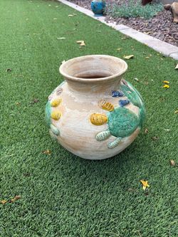 Terracotta Prickly Pear Cactus Pot