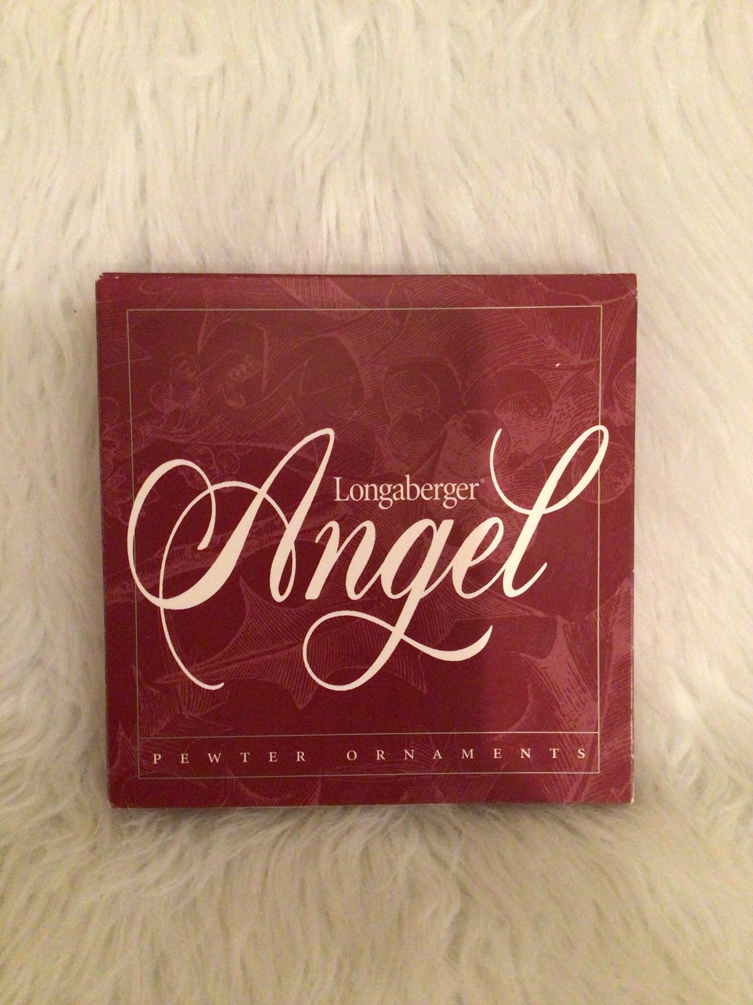 Longaberger Pewter Angel Ornaments