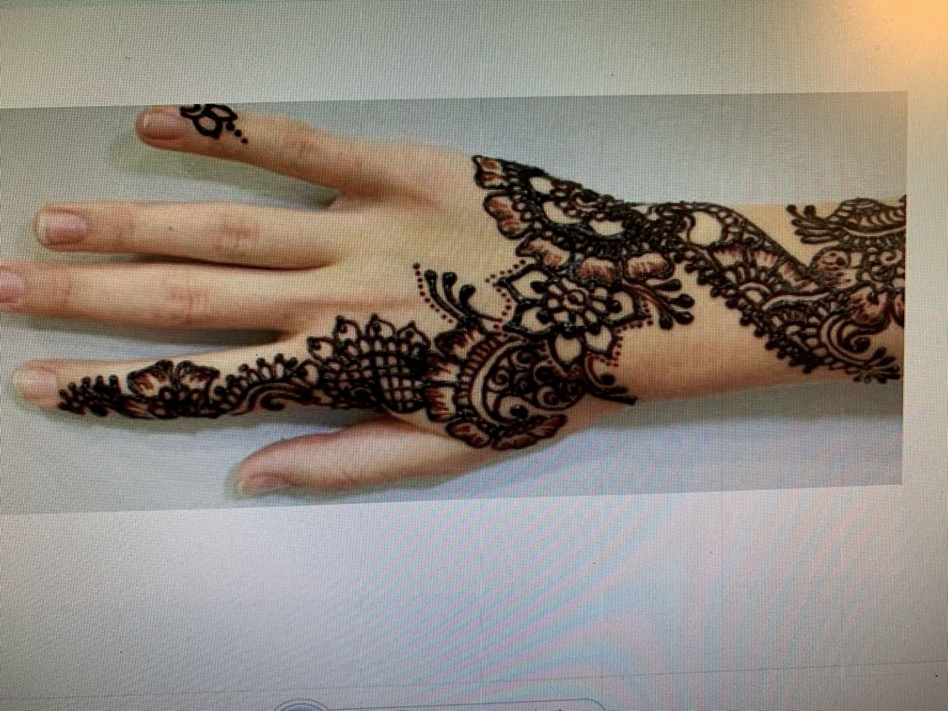 Henna Block Print Instead Mehedi Brand New 