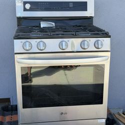 LG Gas Range Stove – Fully Working – Stainless Steel