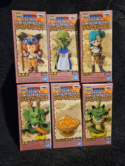 Bandai Banpresto Dragon Ball WFC Treasure Rally vol 2 6 pcs full set mini figure