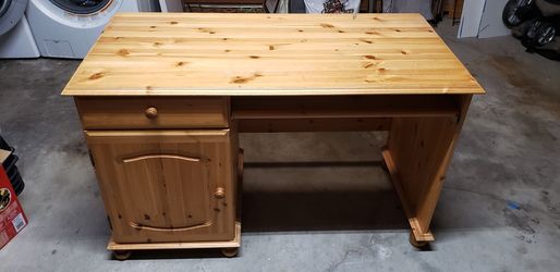 Natural Wood Desk