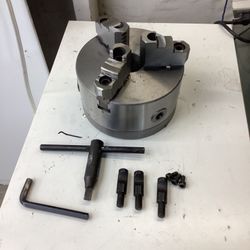 D1-3 Direct Mounting 6" 3 Jaw Self Centering Scroll Lathe Chuck 3 Jaws Included 