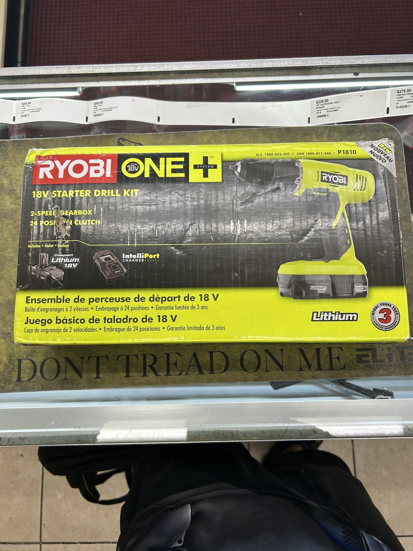 Ryobi Cordless Drill With Batt And Charger
