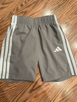 Adidas Boys Taupe/Gray Shorts Size 8