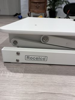 Rocelco Retractable Height Adjustable Desk Converter