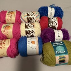 10 Skeins Of New Yarn $15.00